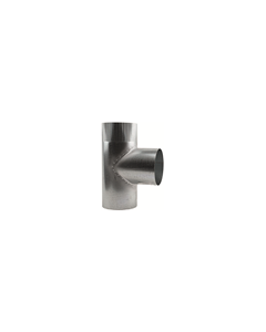 T-Stuk 90° gegalvaniseerd staal (131mm)