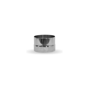 ABCAT Aansluitstuk afwaterend RVS Ø130mm
