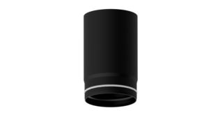 Dikwandig staal kachelpijp - Ø125mm x 250mm zwart Dikwandig staal kachelpijp - Ø125mm x 250mm zwart