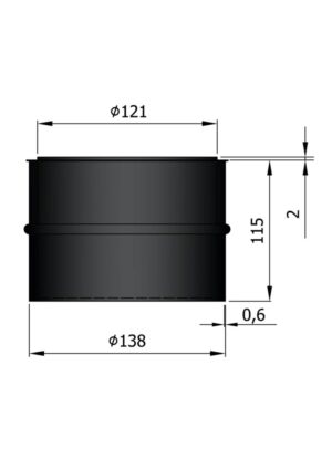 Dikwandig staal Nisbus - Ø130mm Dikwandig staal Nisbus - Ø130mm