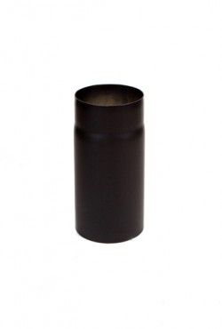 Dikwandig staal kachelpijp - Ø200mm x 250mm zwart Dikwandig staal kachelpijp - Ø200mm x 250mm zwart