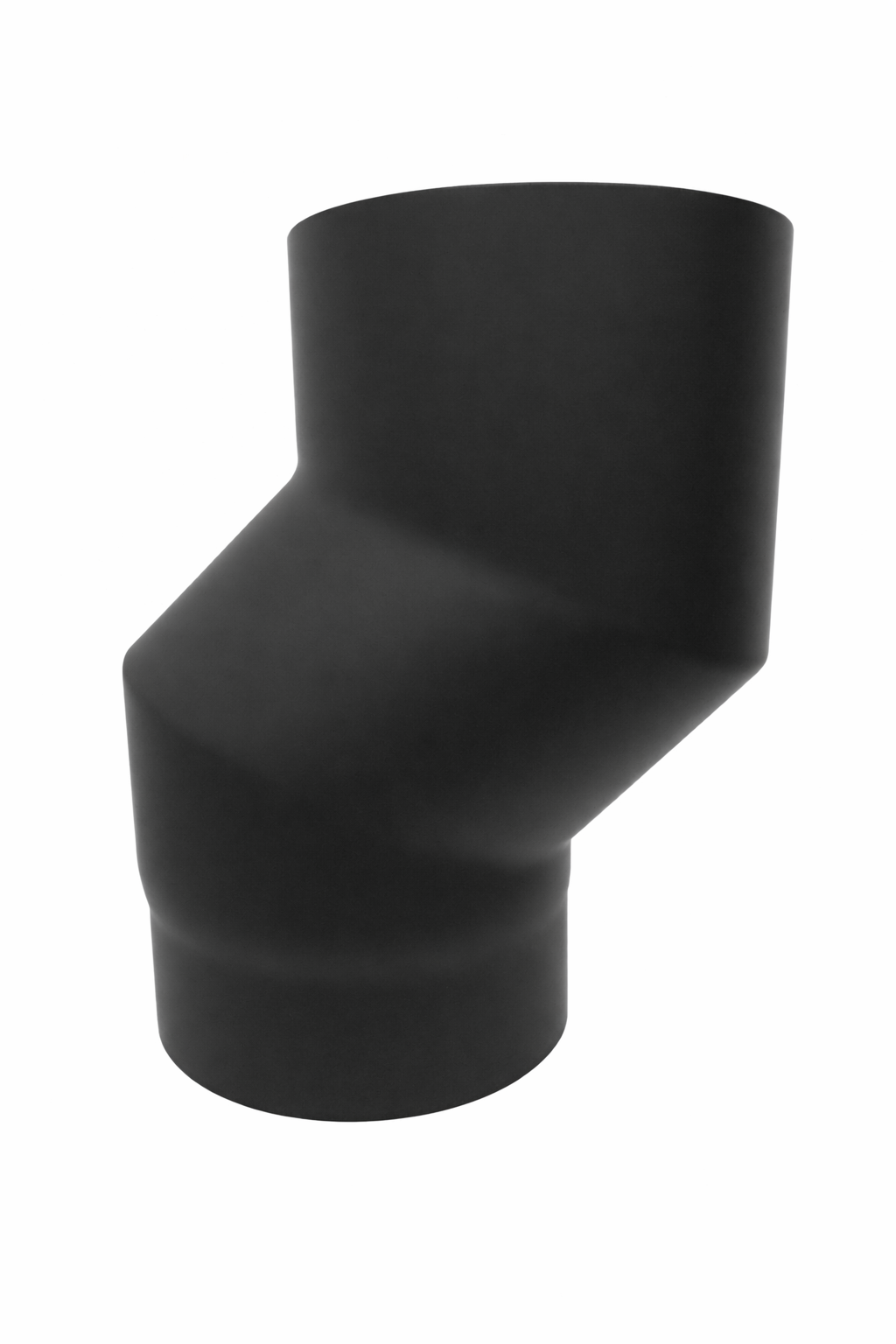 Dikwandig staal S-bocht 80mm - Ø150mm zwart Dikwandig staal S-bocht 80mm - Ø150mm zwart