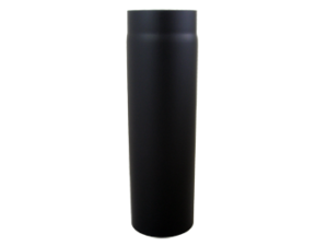 Dikwandig staal kachelpijp – Ø150mm x 1000mm zwart