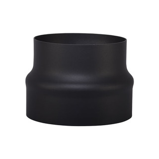 Dikwandig staal verloop Ø180mm Spie - Ø150mm Mof Zwart Dikwandig staal verloop Ø180mm Spie - Ø150mm Mof Zwart