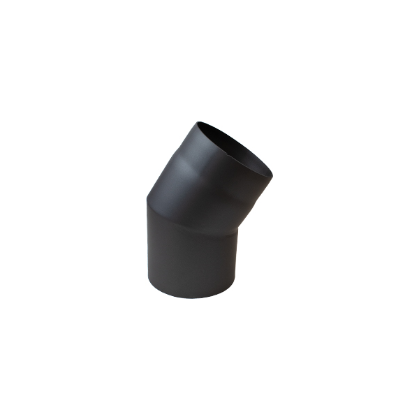 Dikwandig staal bocht 30° - Ø150mm antraciet Dikwandig staal bocht 30° - Ø150mm antraciet