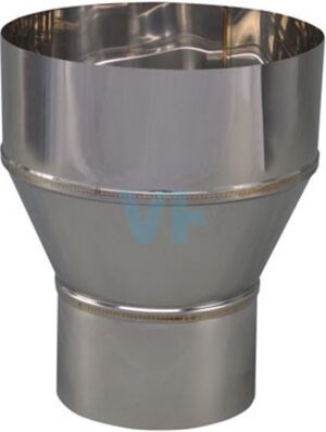 Verloopstuk RVS 150 spie -> 115 mof