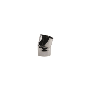 Enkelwandig Bocht 15° RVS – Ø100mm