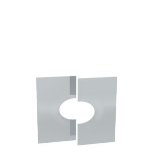 Brand/Centreer plaat 30-45° RVS – Ø130/180mm