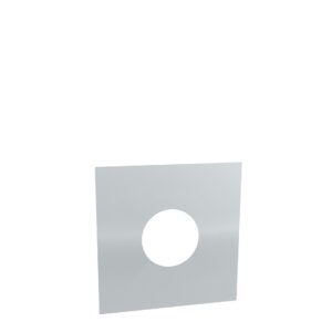Brandseperatie plaat 46-60° RVS – Ø150/200mm
