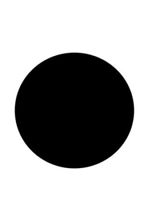 Vloerplaat zwart rond 60 cm Vloerplaat zwart rond 60 cm