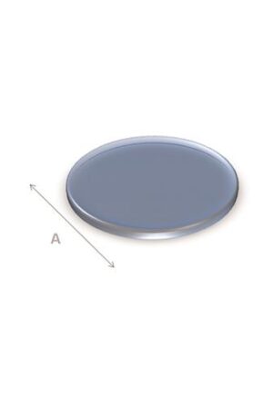 Vloerplaat glas rond 90 cm