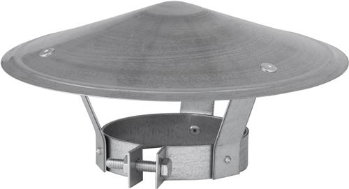 Regenkap 092-098mm gegalvaniseerd Regenkap 092-098mm gegalvaniseerd