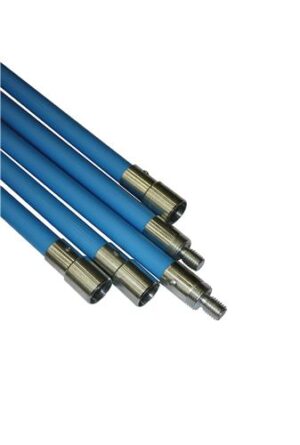 Flexibele stok dubbele sluiting 120 cm (blauw)