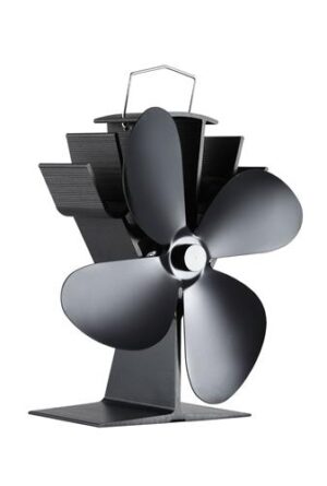 GalaFire zwart 4-blad Stove Fan