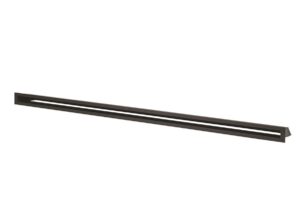 Zwart Uitlaatrooster Line 1200x50mm