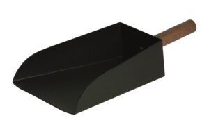 Pelletschep zwart/hout