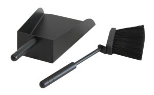 Haardstel set 2 Stuks zwart