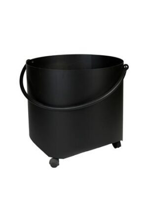 Houtbak 30 kg capaciteit zwart