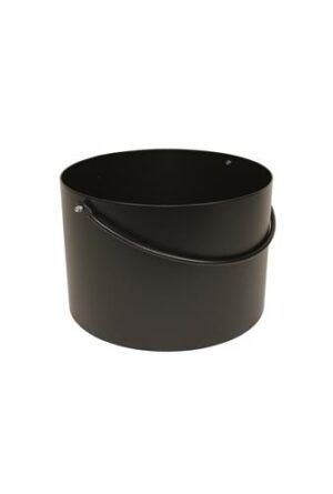 Houtbak zwart 40 cm