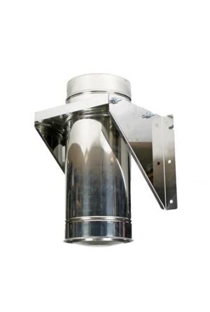 Dubbelwandig stoelconstructie RVS – Ø80/130mm