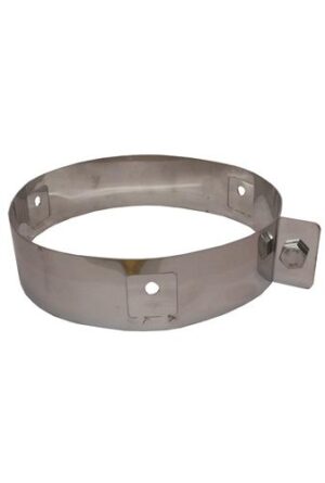 Dubbelwandig tuidraadbeugel RVS – Ø80/130mm Dubbelwandig tuidraadbeugel RVS – Ø80/130mm