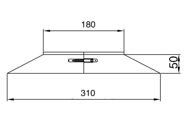 Dubbelwandig stormkraag RVS – Ø130/180mm - Afbeelding 2 Dubbelwandig stormkraag RVS – Ø130/180mm - Afbeelding 2