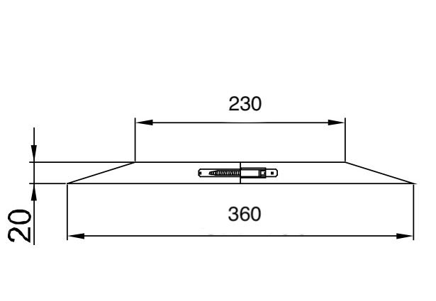 Dubbelwandig rozet RVS – Ø180/230mm - Afbeelding 2 Dubbelwandig rozet RVS – Ø180/230mm - Afbeelding 2